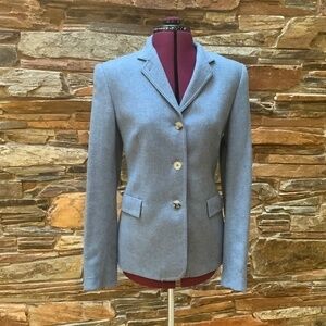 Piazza Sempione Blue Wool Jacket (6)